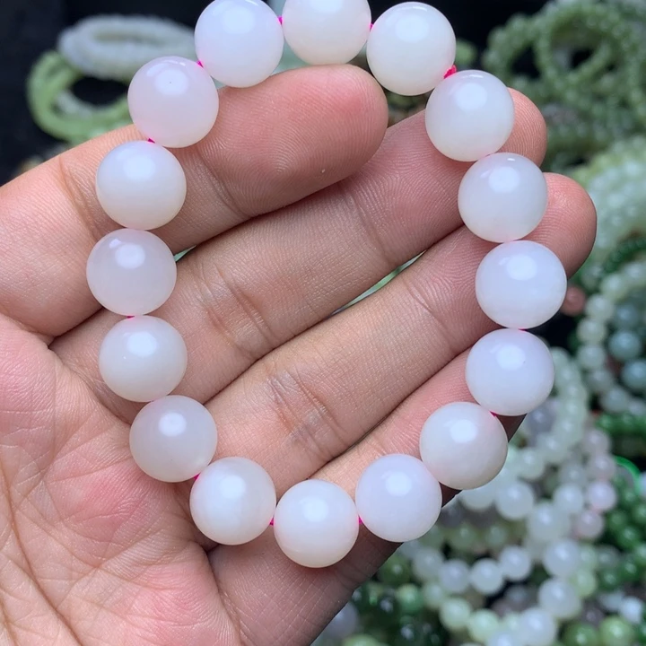 和田玉未镶嵌手串福利款 有微棉感 介意勿拍