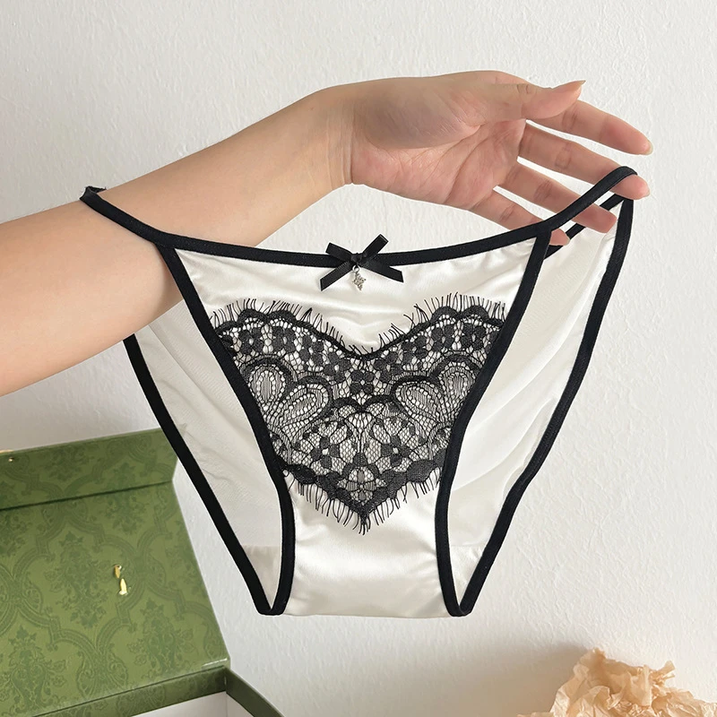 辣妹纯欲诱惑高开叉性感低腰少女内裤镂空舒适棉裆时尚女生三角裤