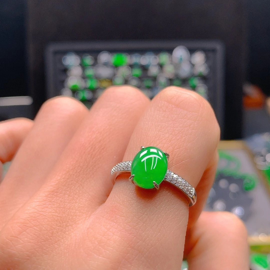 未镶嵌戒指翡翠天然翡翠