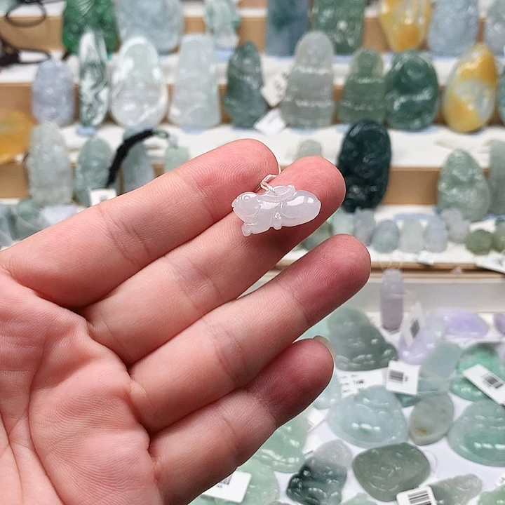 吊坠(不含链)未镶嵌翡翠32小兔子