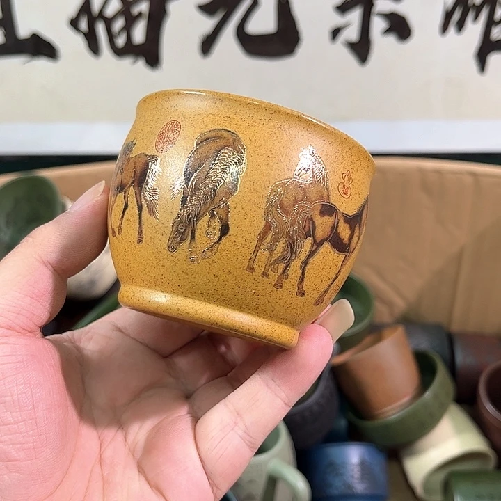 茶杯紫砂全手工紫砂主人杯