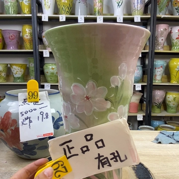 景德镇高温陶瓷花盆