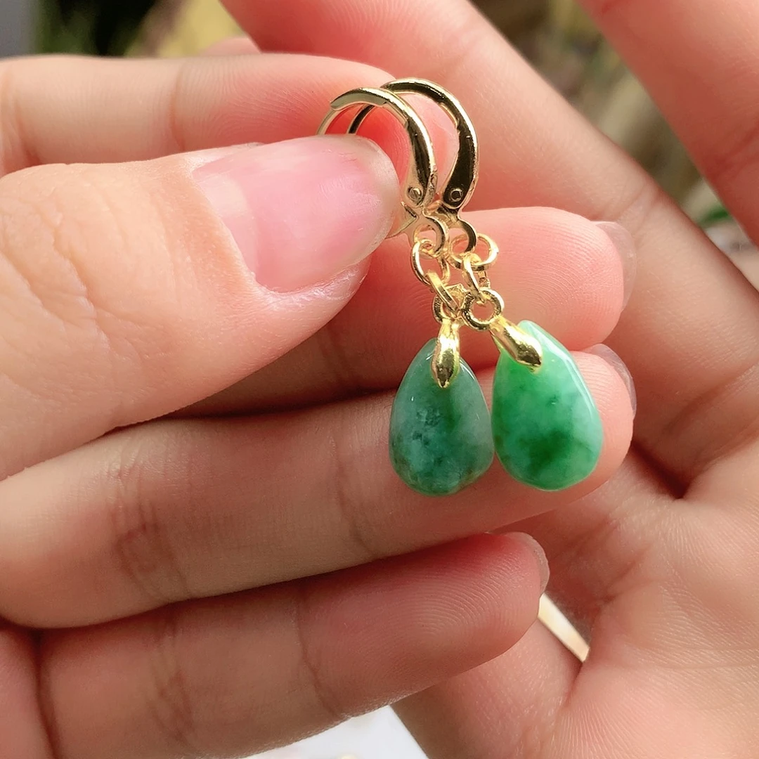 翡翠耳饰未镶嵌耳饰