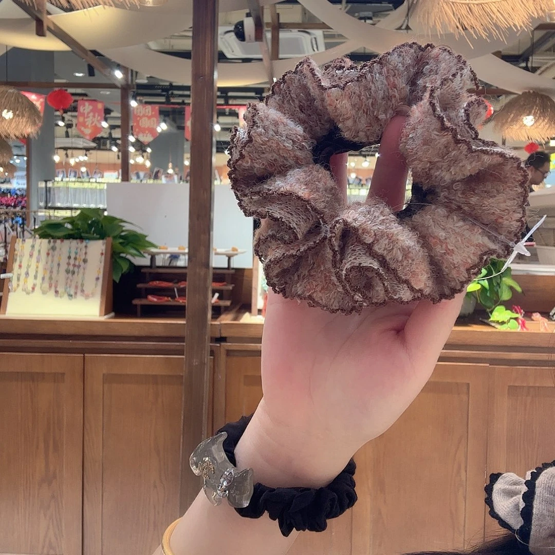 皮质非金属毛线发圈