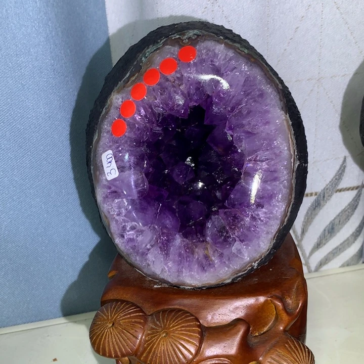 水晶紫水晶钱袋子未镶嵌