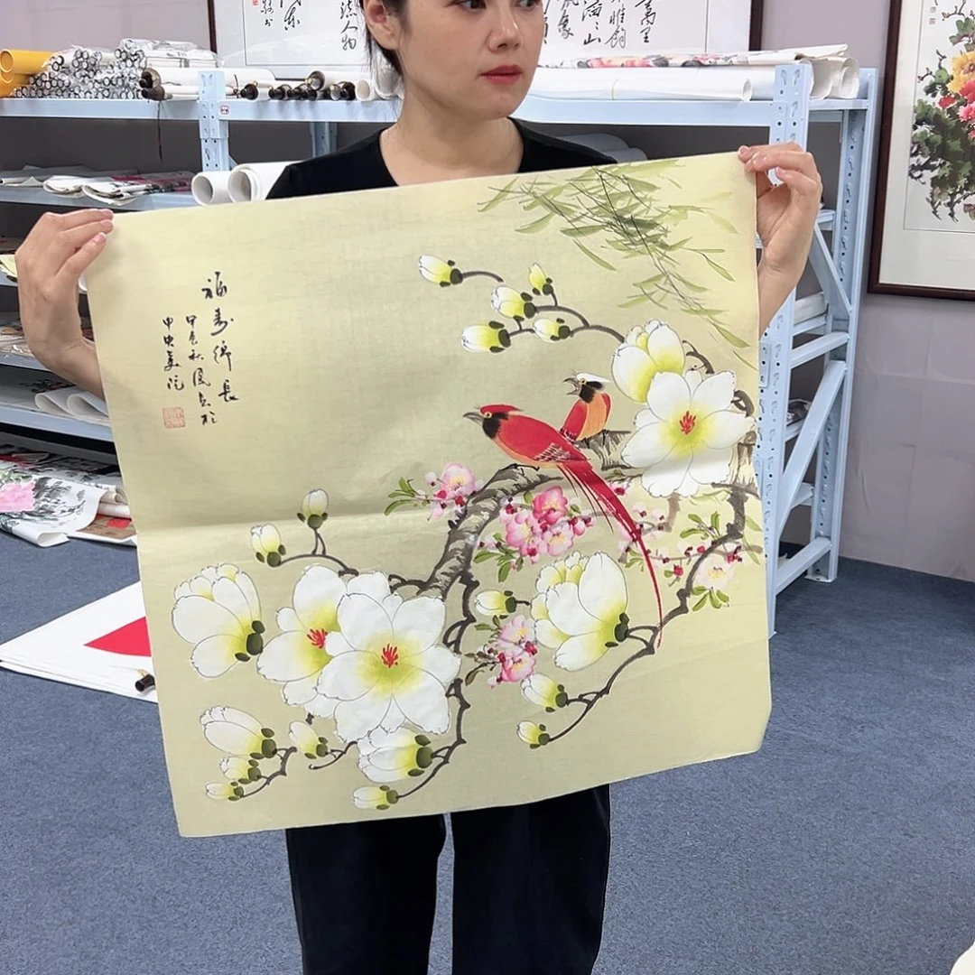 国画宣纸国画纯手绘作品