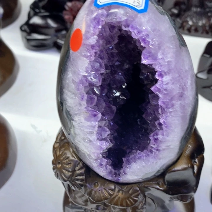 紫晶摆件未镶嵌好好