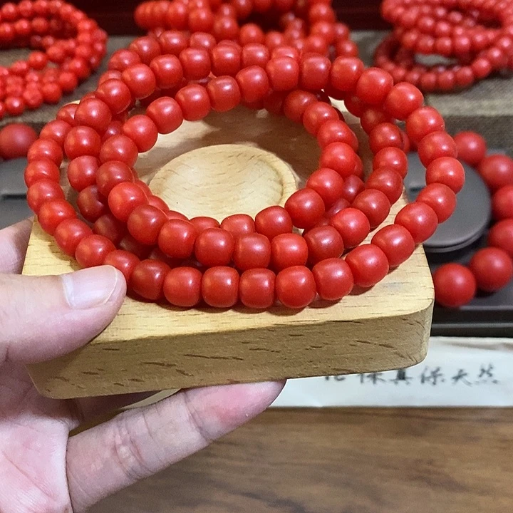 未镶嵌手链玛瑙/玉髓光***歌云南高端0.9老型108