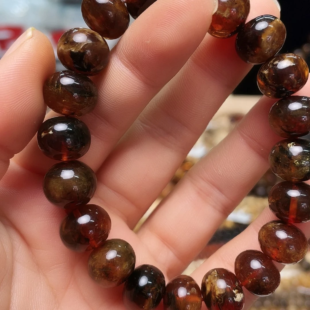 琥珀裸石未镶嵌蝎***十二10397