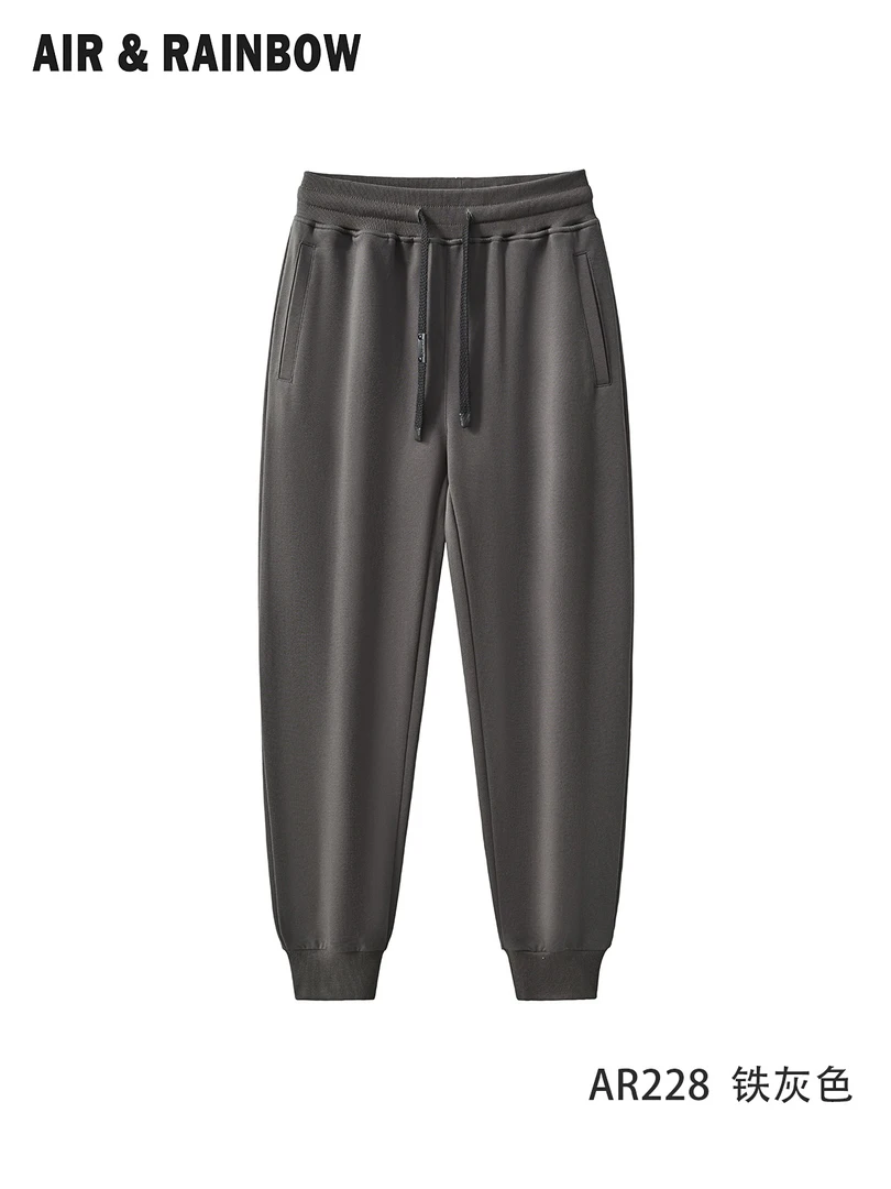 【340克毛圈棉】男士宽松运动裤春秋日常百搭休闲束脚卫裤AR228