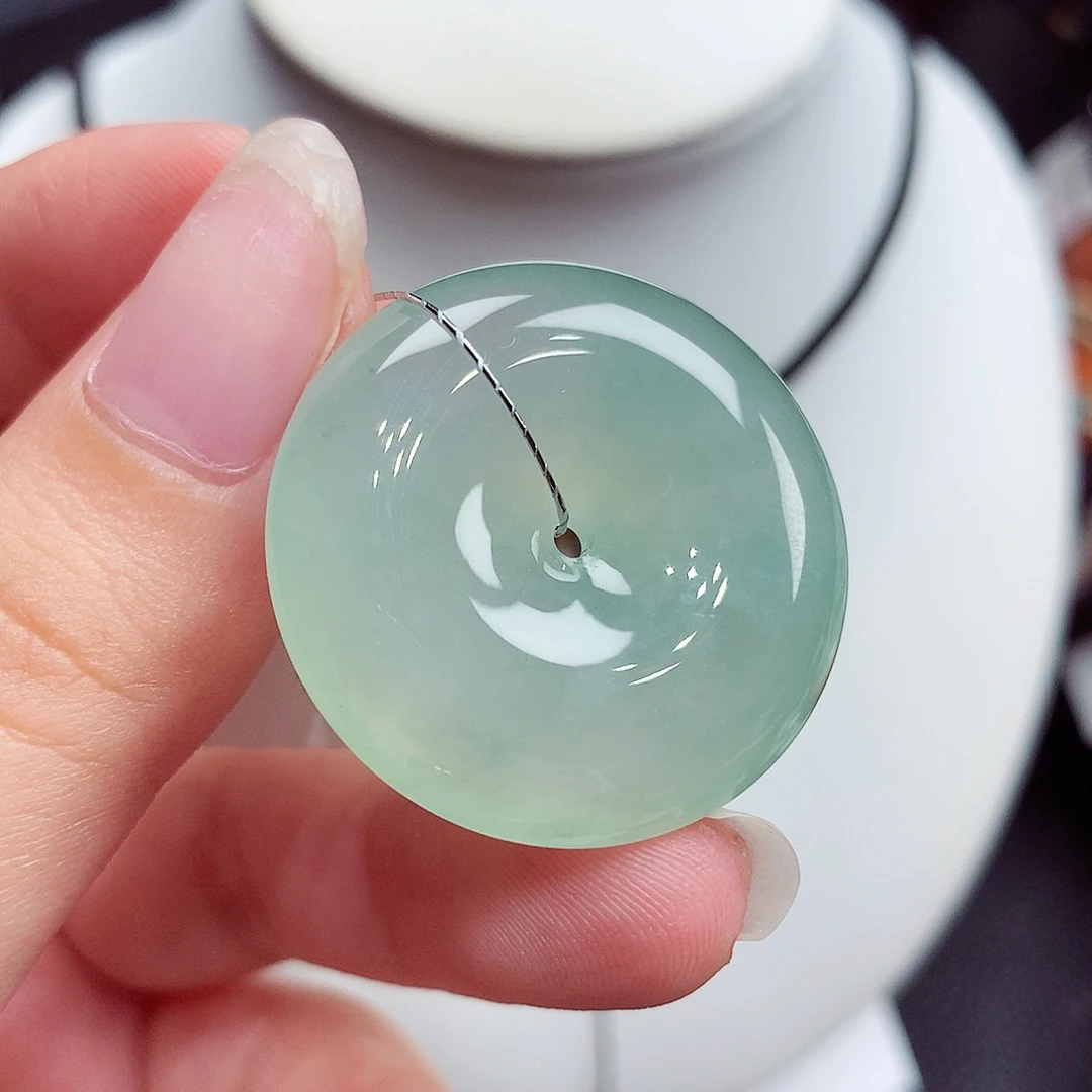 翡翠未镶嵌颈饰翡翠58，29.2/8