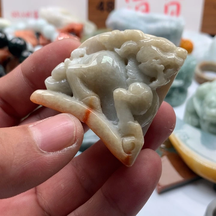 颈饰未镶嵌翡翠保真天然a货翡翠