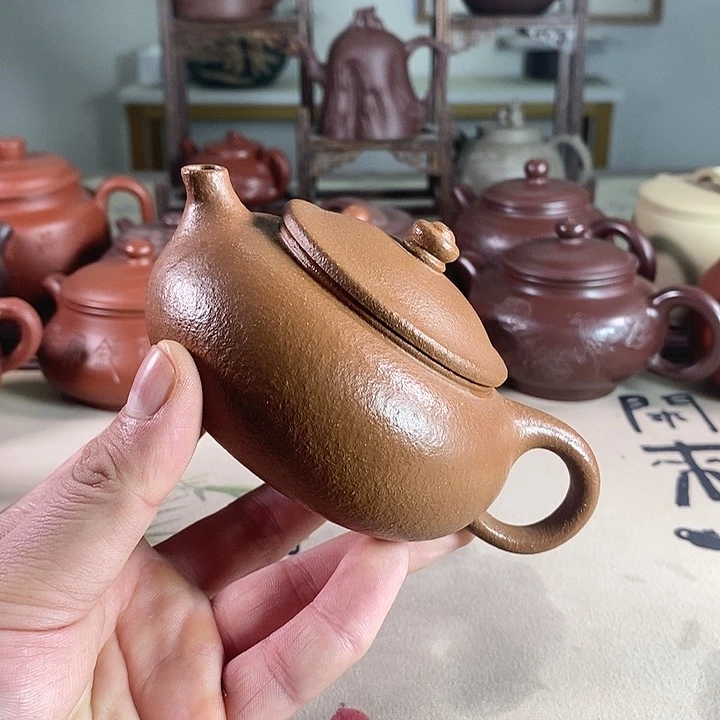 紫砂茶壶韭*哥紫砂壶正品