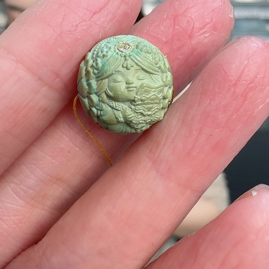 绿松石珠宝奇石未镶嵌