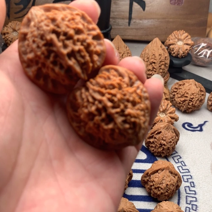 拐***长吊坠桃核山地果满天星