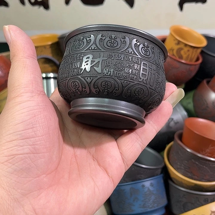 茶杯紫砂全手工紫砂主人杯