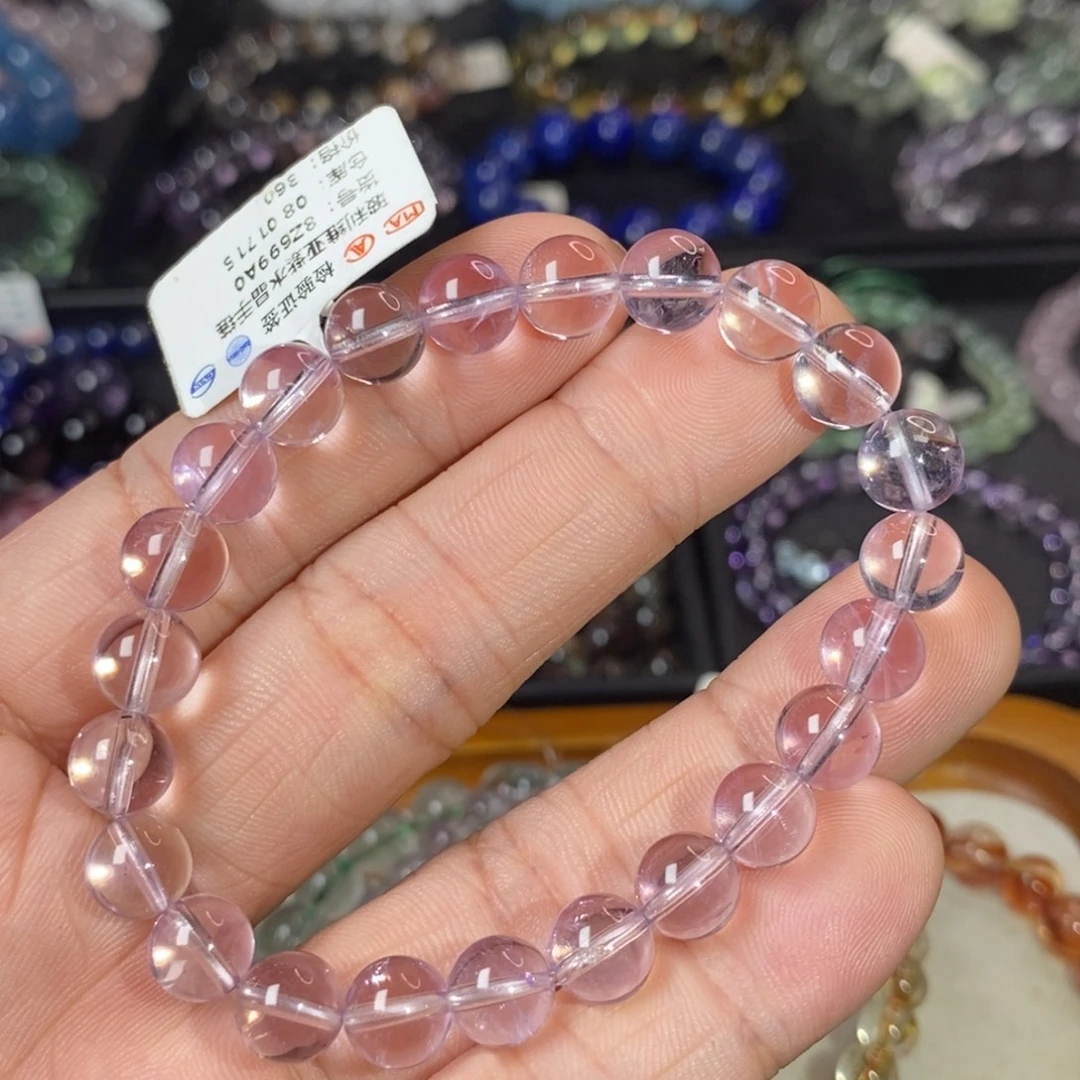 未镶嵌水晶手链玻利维亚紫水晶8.0mm