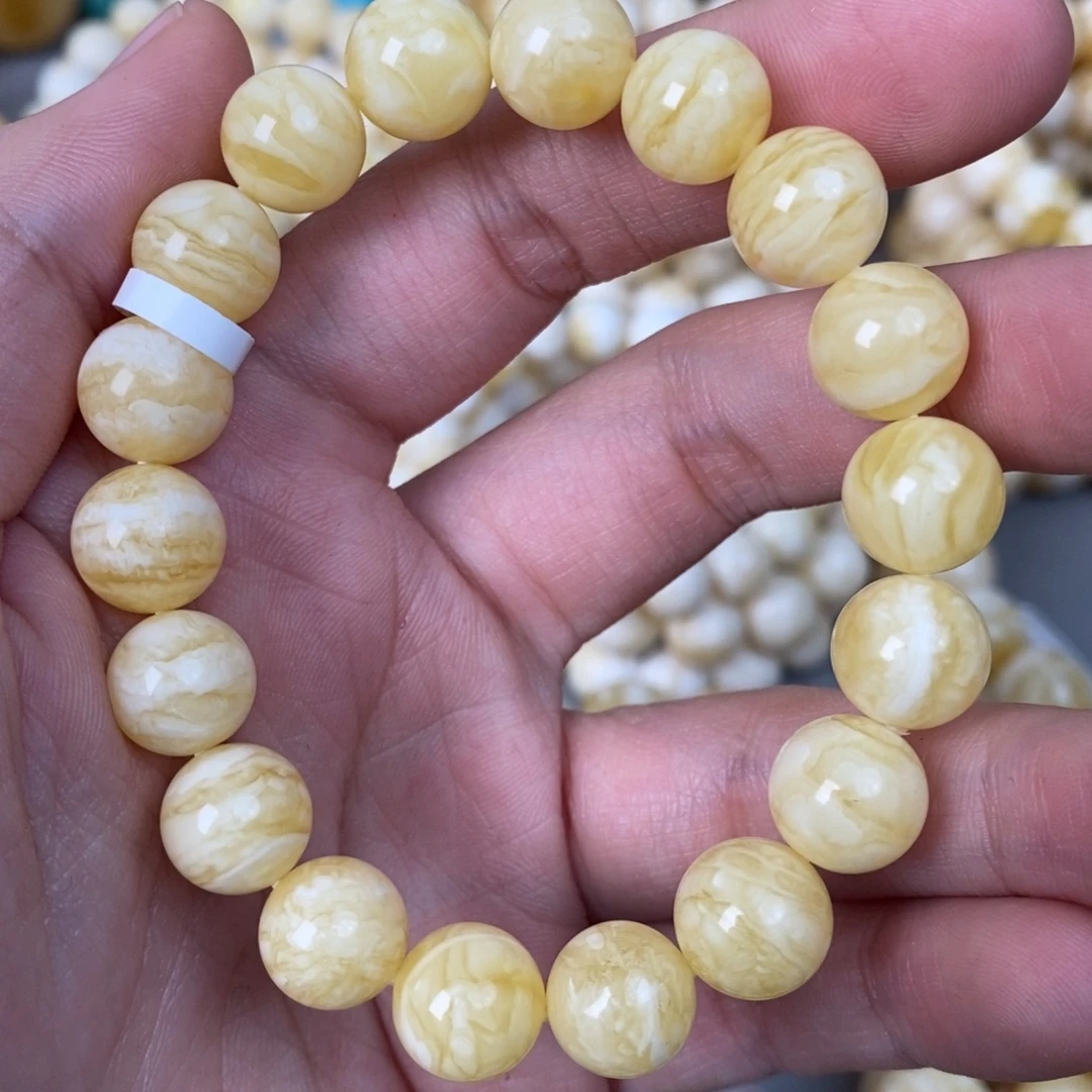 蜜蜡未镶嵌珠宝奇石12.3g10mm