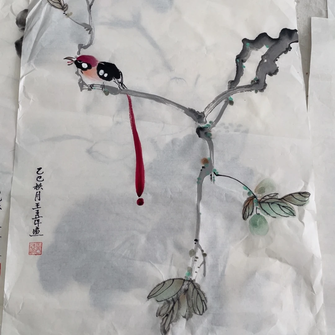 国画王亚萍老师绘画