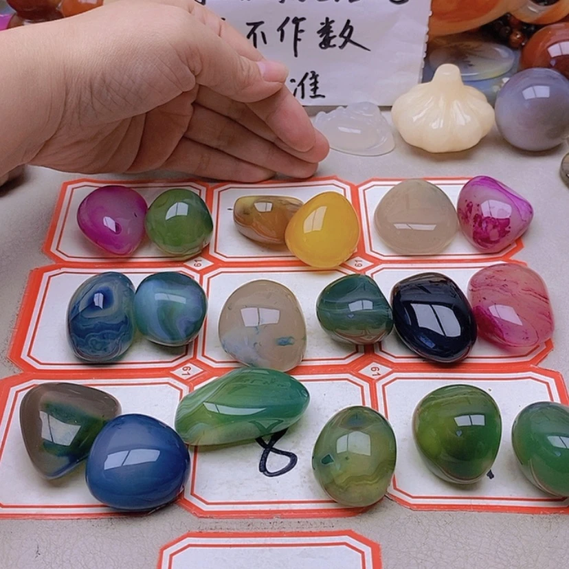 【闪购商品】未镶嵌玛瑙/玉髓珠宝半成品曹*