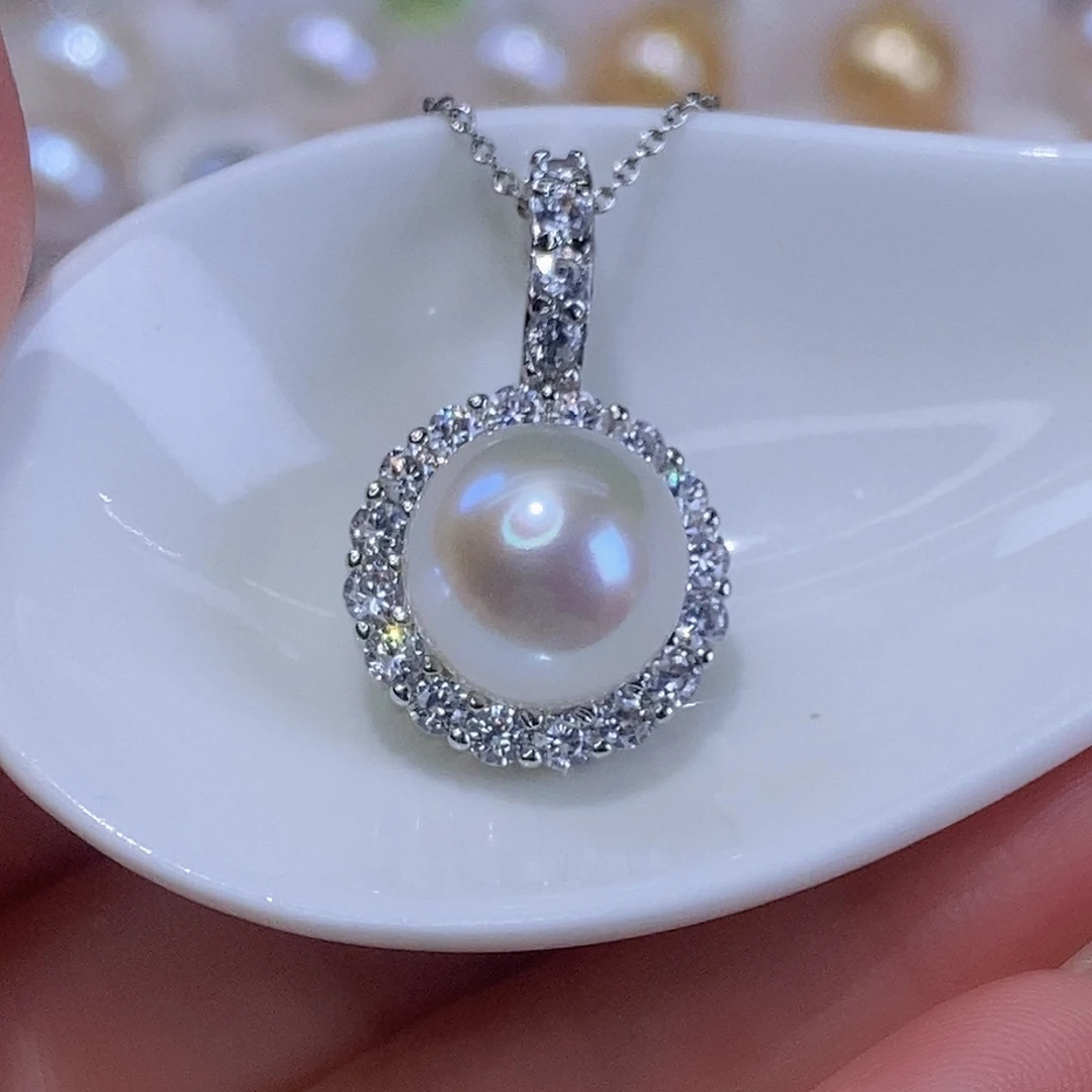 淡水珍珠合金颈饰