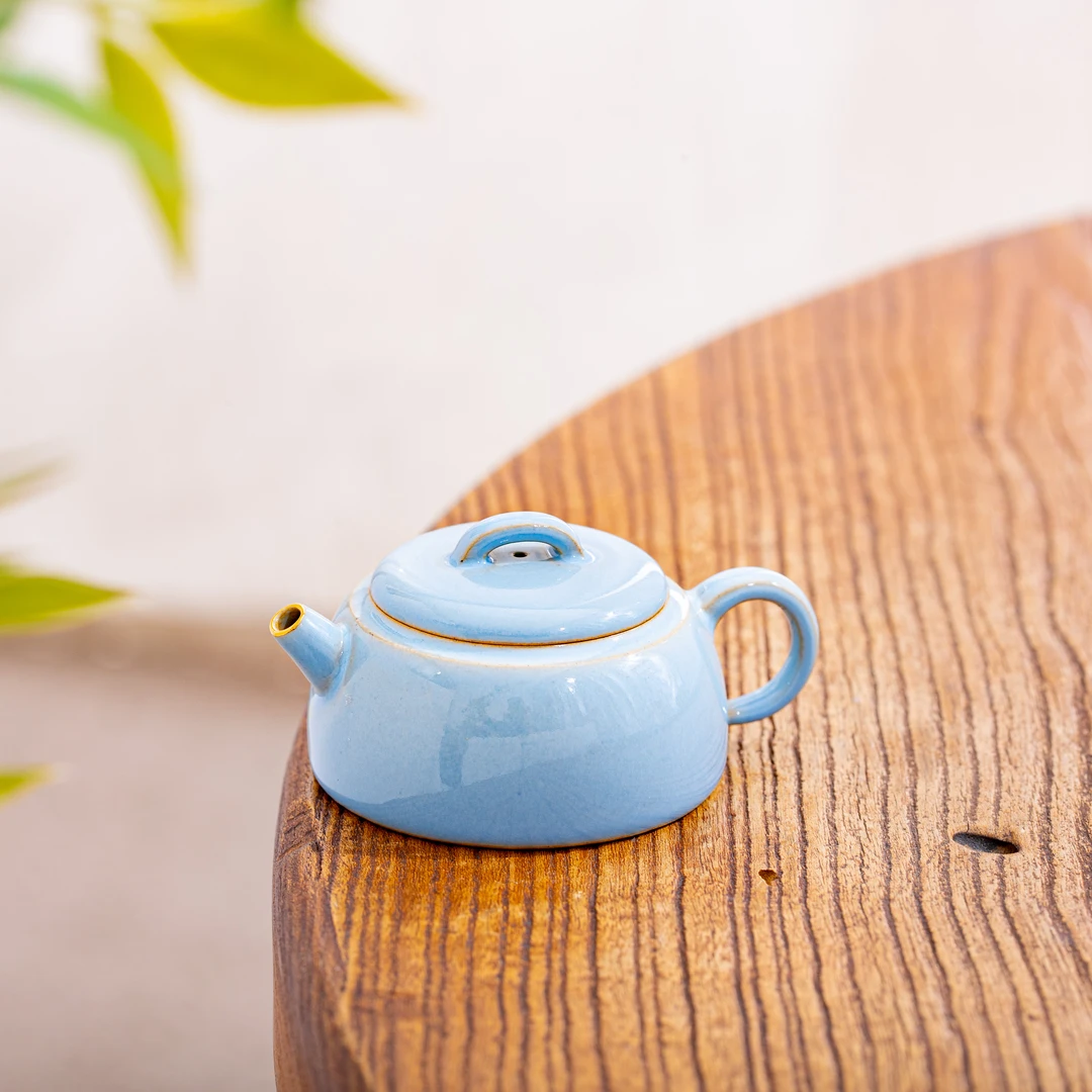 瓷器 锦瑟蓝 小壶 100cc