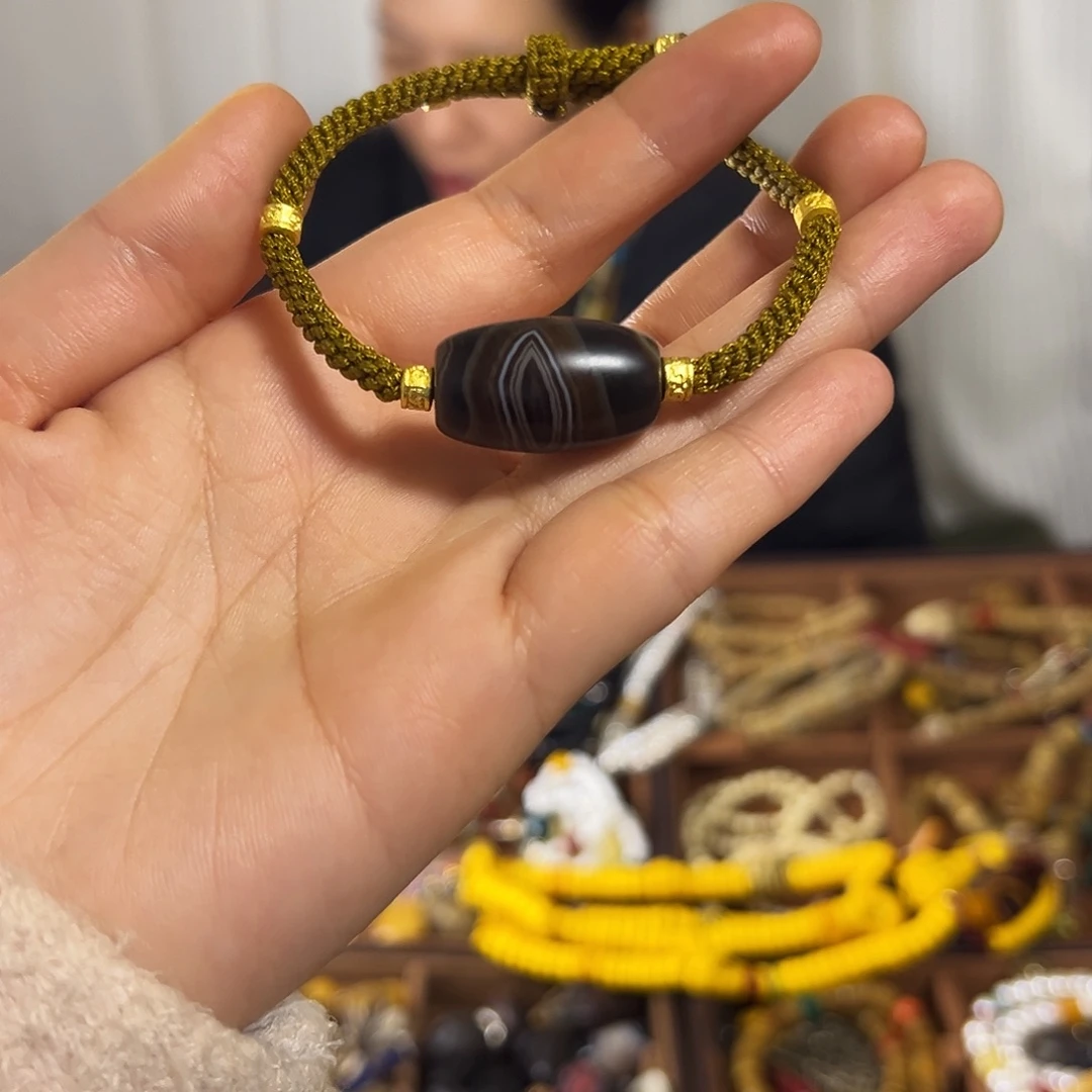 驼骨把件缠缠丝丝手链