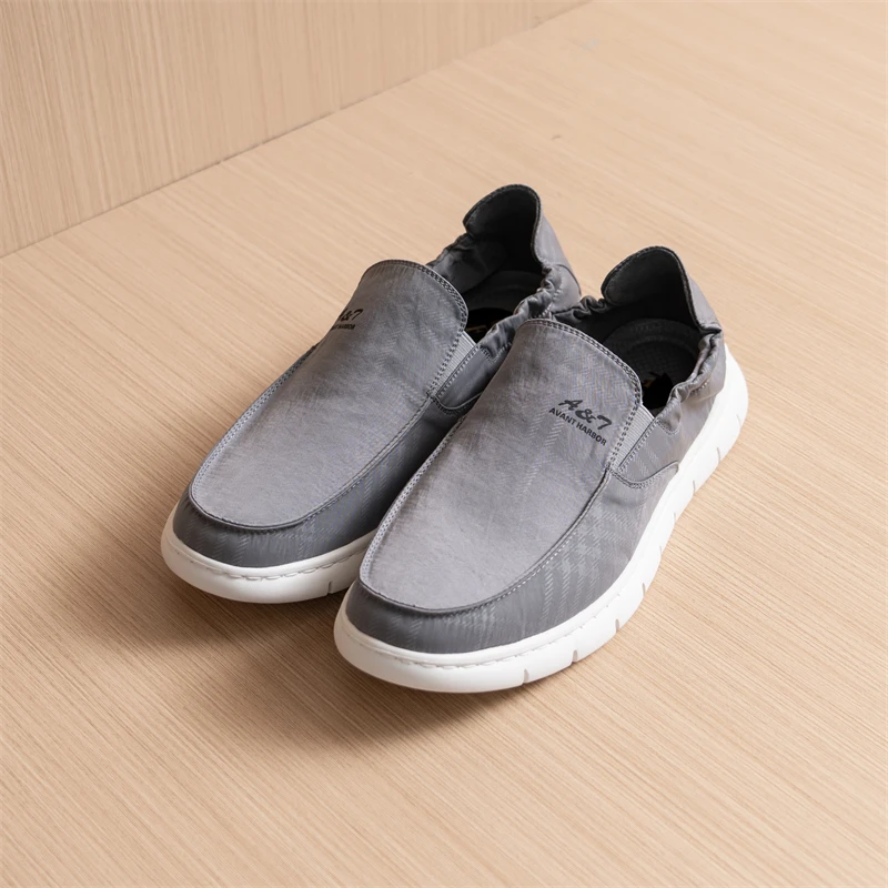 【退货补运费】春夏简约百搭一脚蹬男款纯色透气休闲鞋1Y037A/1Y021