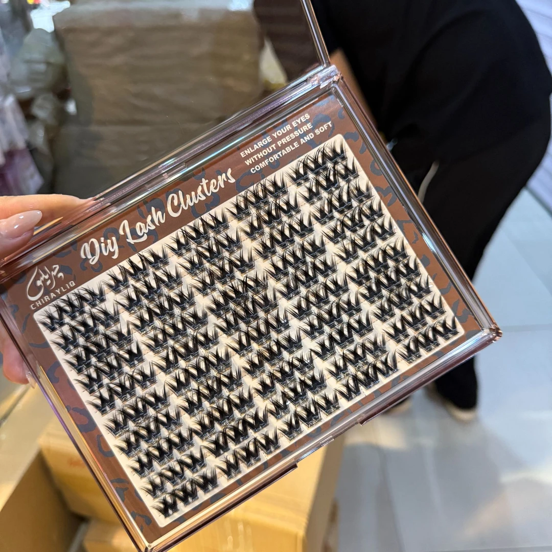 qiraylik假睫毛浓密大花卷大盘假睫毛14 - 16可选自然卷翘分段式