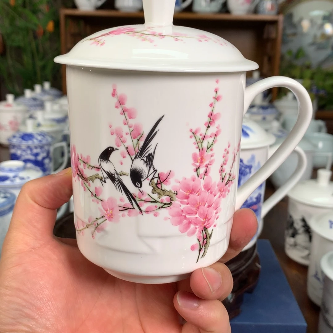 景德镇陶瓷高温陶瓷办公杯