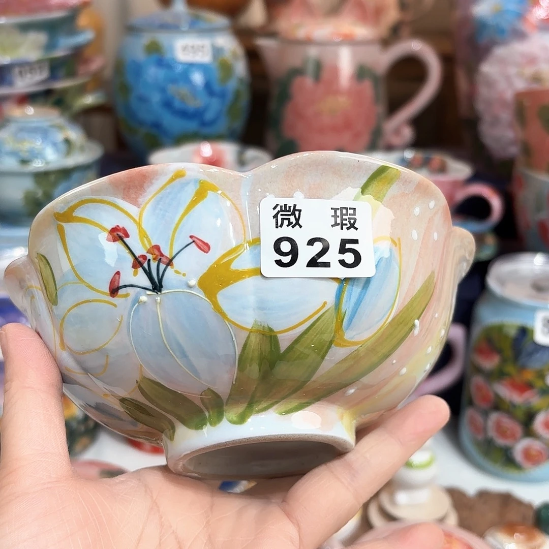 景德镇手绘高温釉下彩陶瓷茶具