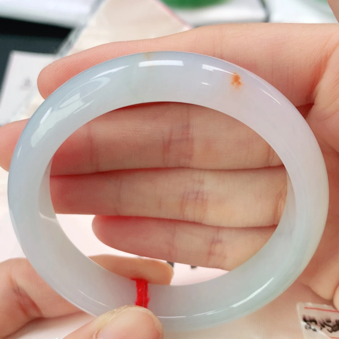 未镶嵌手镯翡翠翡翠手镯52.5