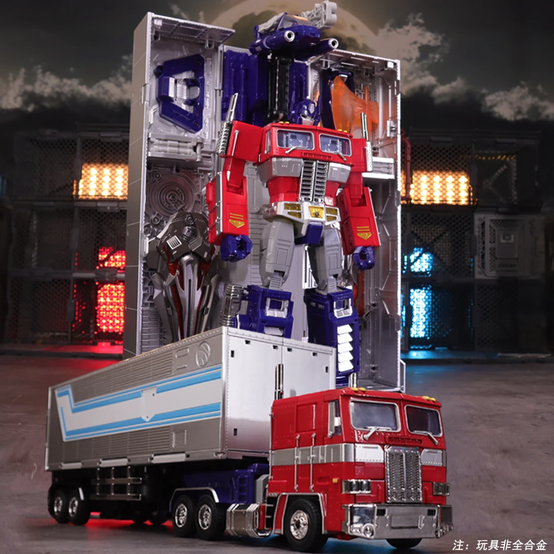 变形玩具汽车机器人平头擎天司令官合金手办模型适合男孩