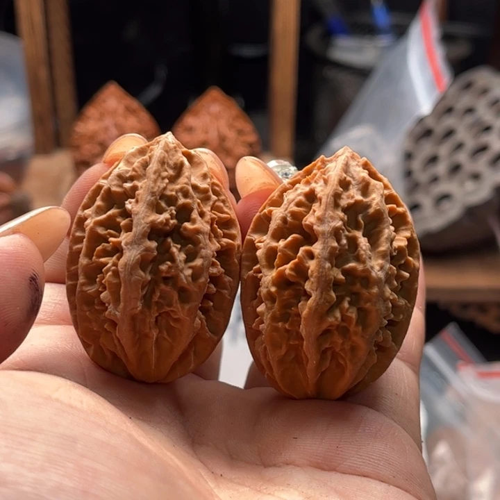 文玩核桃把件楸大胖35