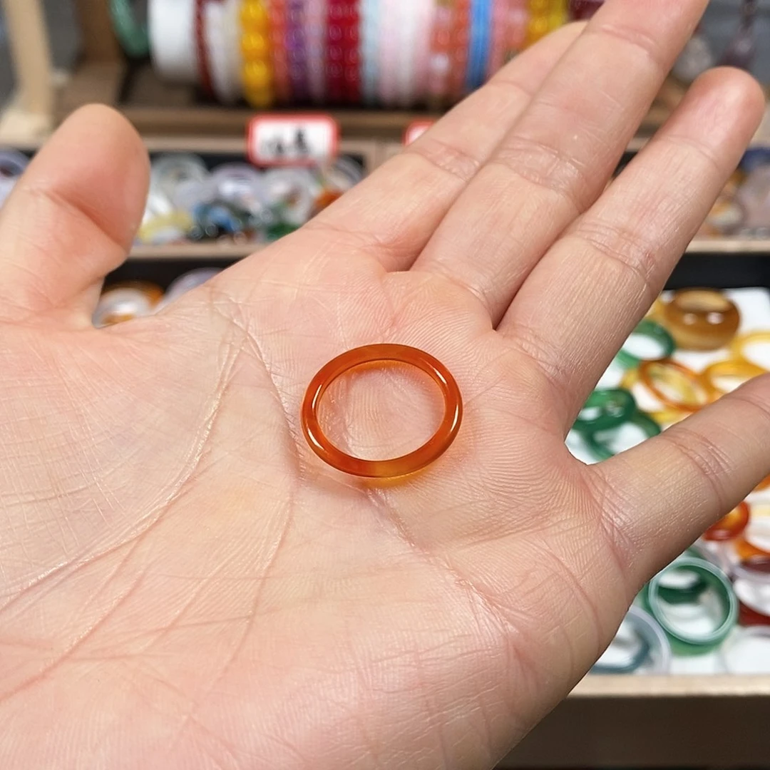 玛瑙/玉髓戒指未镶嵌1****门