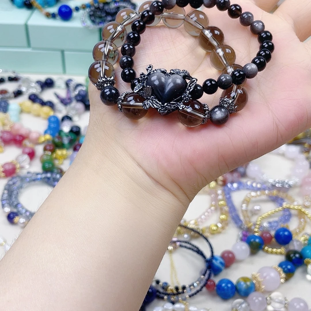 手饰针钠钙石银S925镀金镶嵌