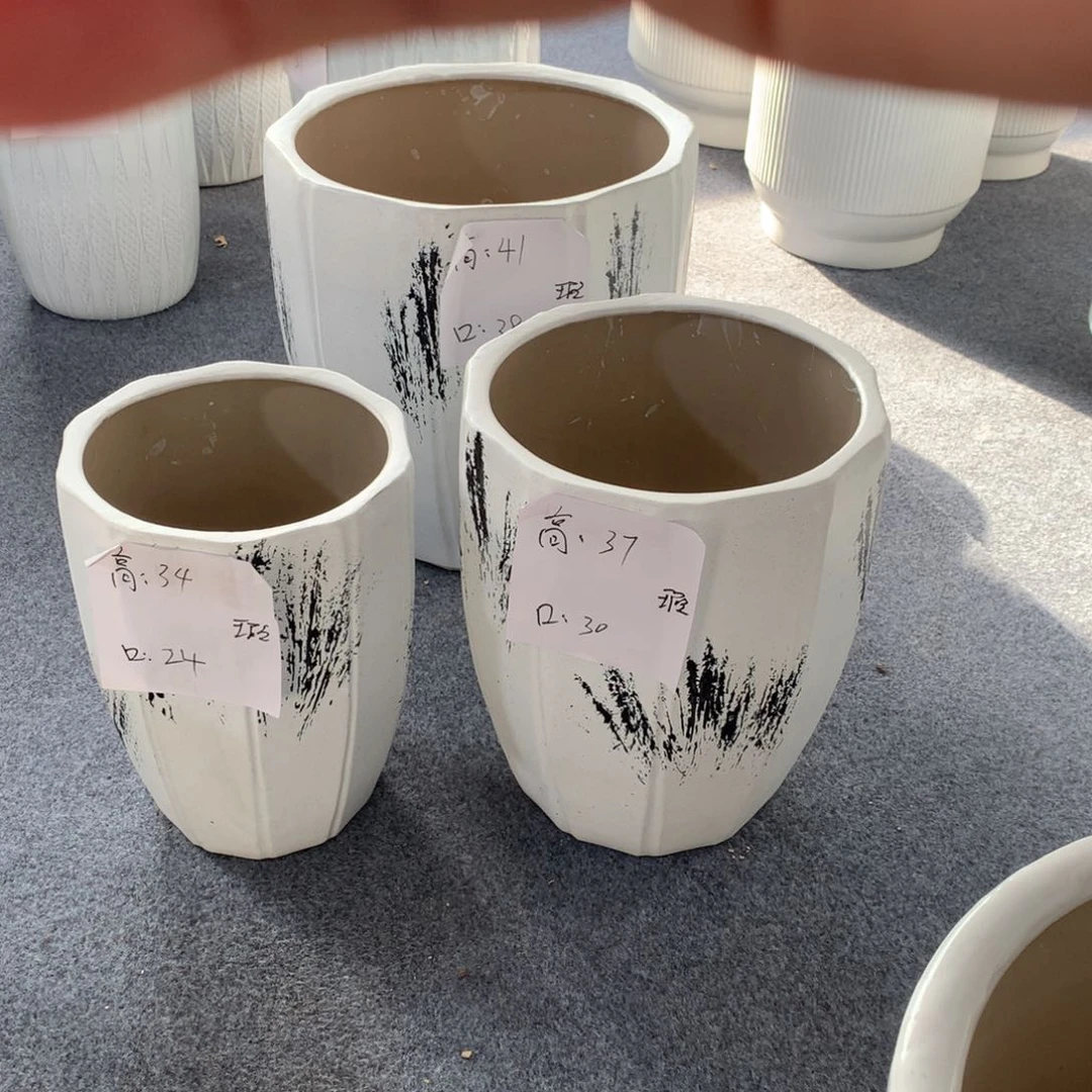 高温陶瓷花盆微瑕