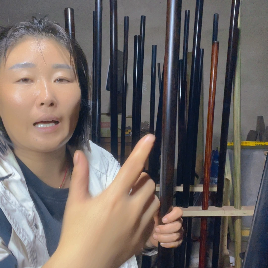 嘻***生香榧木把玩棍车载棍防身棍