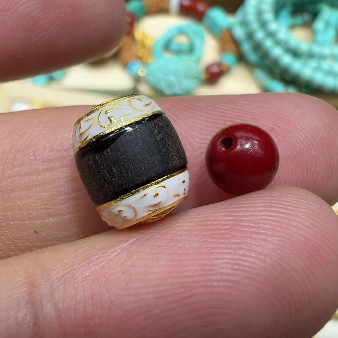 南红玛瑙银S925镀金镶嵌颈饰