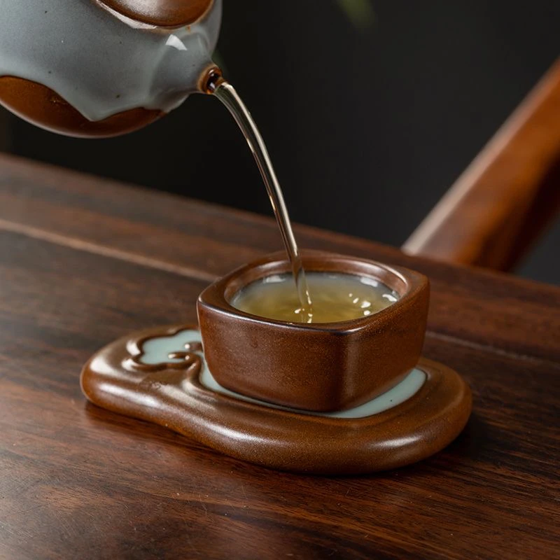 高级新款复古古代陶瓷带礼盒高档茶具主人杯手工茶杯客办公家用