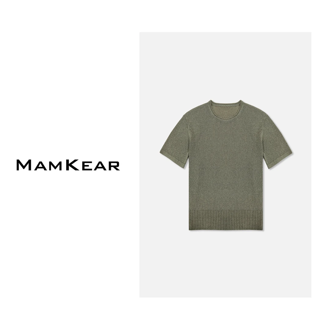 【可可专属】女装圆领短袖套头针织衫/23971