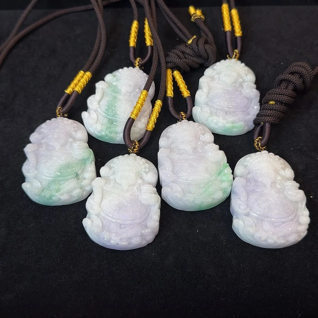 翡翠未镶嵌颈饰财吊坠多样性发一-582648