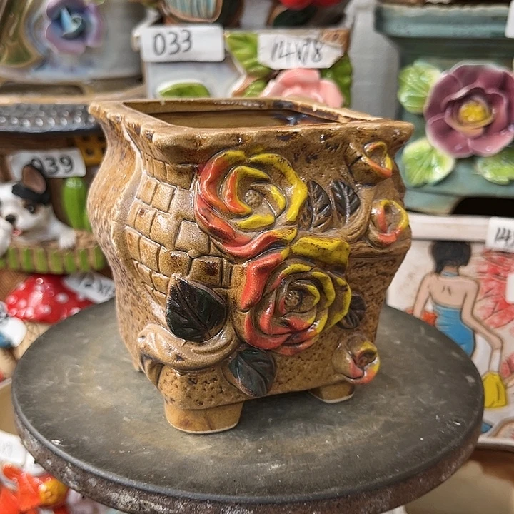 粗陶材质多肉花盆