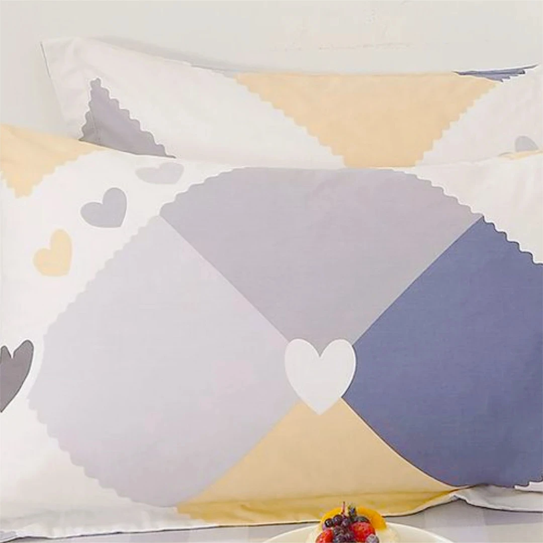 城市之家全棉印花枕套单人学生宿舍