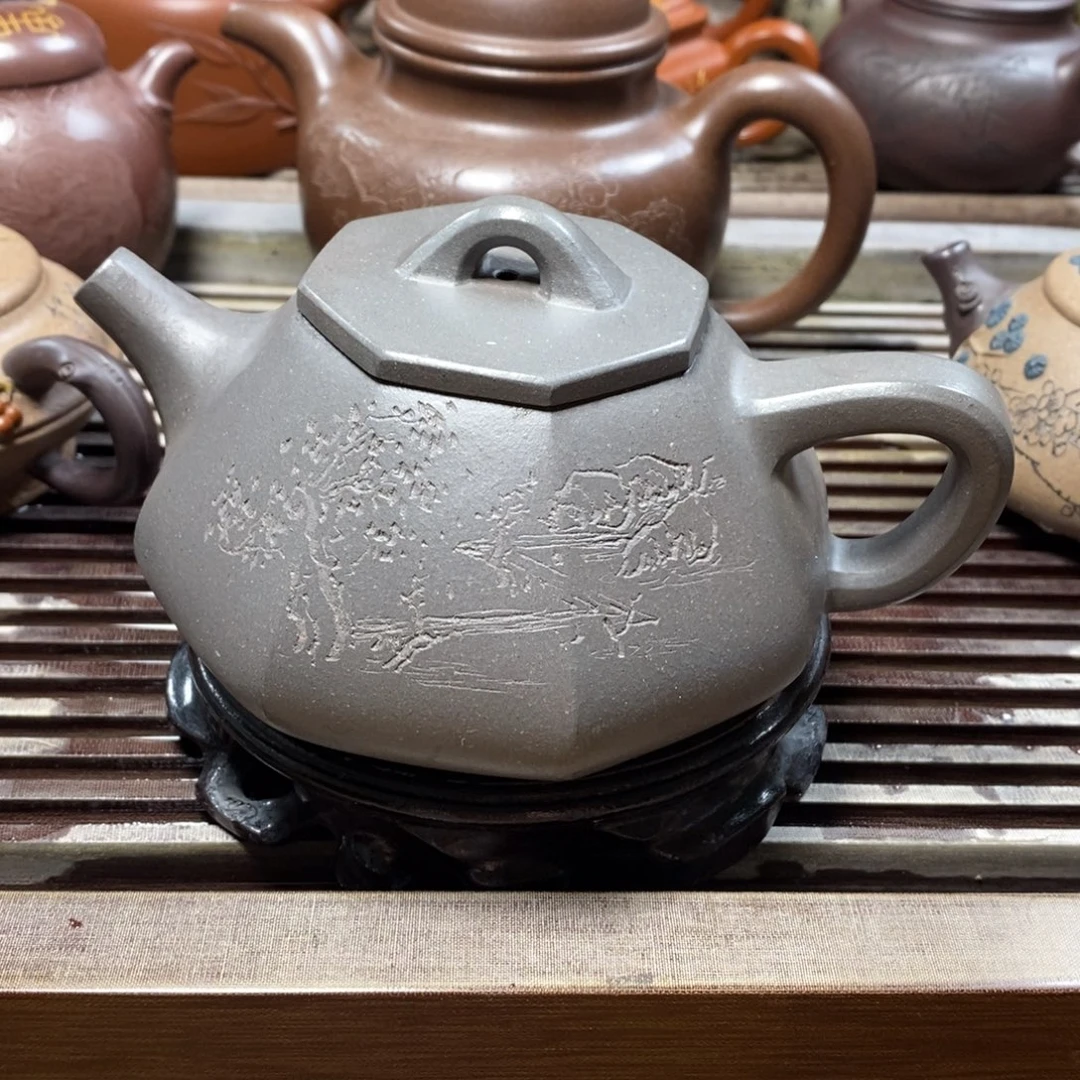 紫砂茶壶原矿手工160
