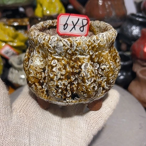 粗陶花盆手工花盆制作就这样了