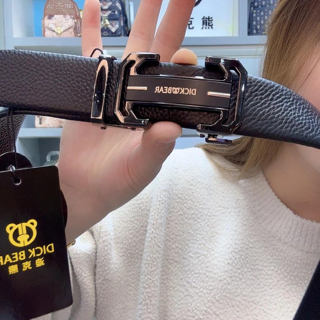 牛皮（革）25004黑色牛皮男士腰带