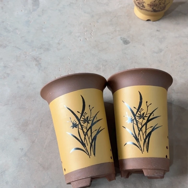 紫砂紫砂花盆口径15/20