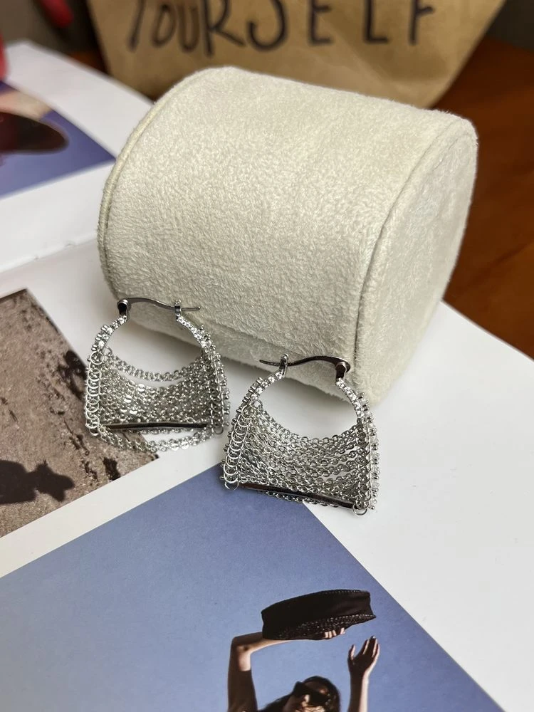 钛钢耳饰 小包耳环