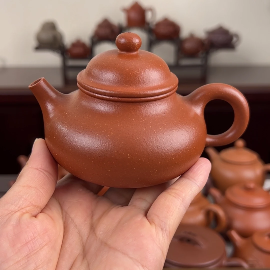 茶壶紫砂红降坡容天170c c